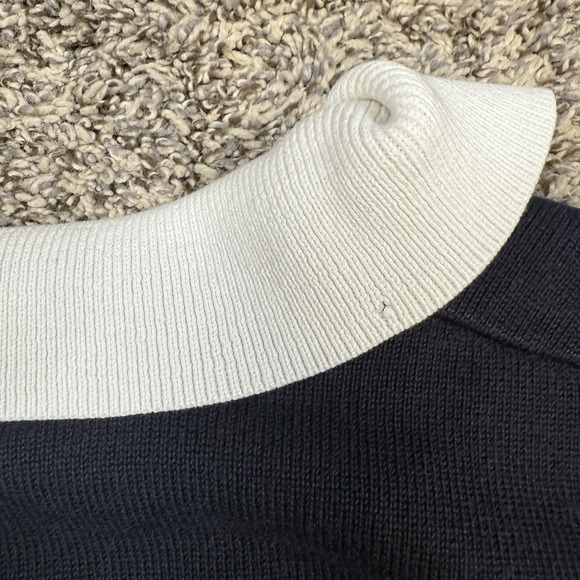 Women’s Christopher Banks Black and White Blouse Collared Size‎ Small - Picture 9 of 10